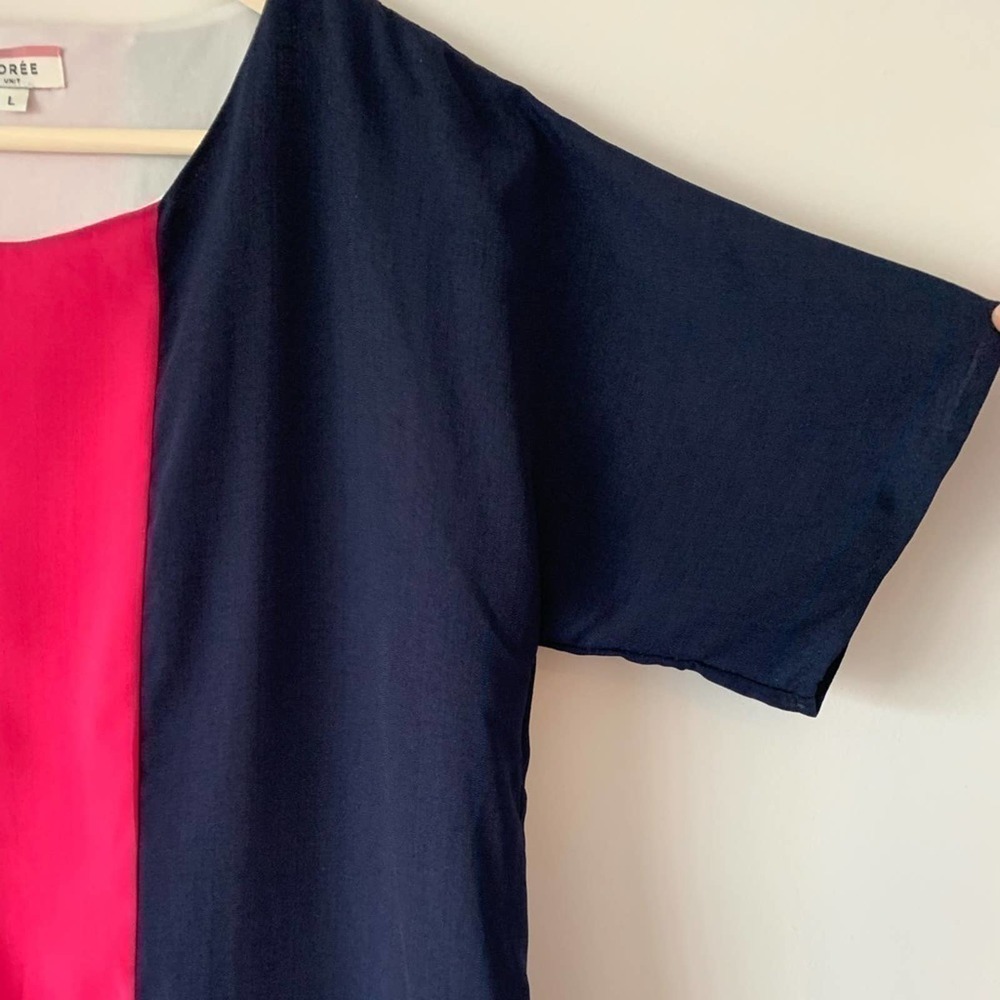 Andree By Unit Colorblock Short Sleeve Dress. Lar… - image 4